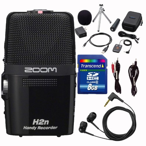 Zoom H2n Handy Handheld Digital Multitrack Recorder Bundle