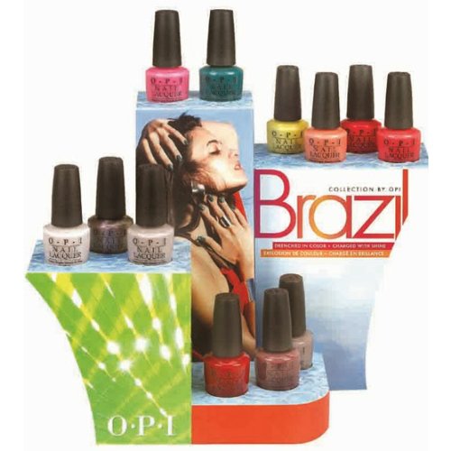 OPI Brazil Nail-Polish Collection, 0.5 Fluid Ounce OPI Brazil Nail-Polish Collection, 0.5 Fluid Ounce