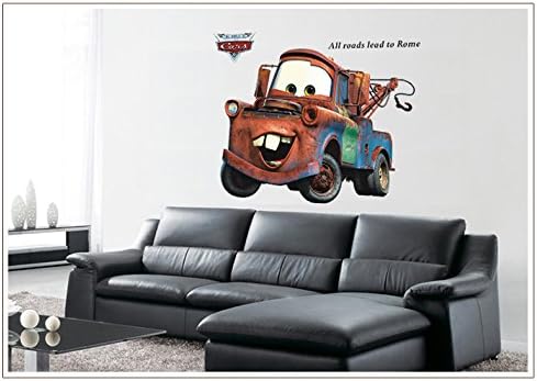 Sucis 3D All Roads Lead to Rome Removable Mural Wall Stickers Wall Decal for Home Decor