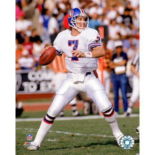 Photo File Denver Broncos John Elway 8x10 Matted Photo