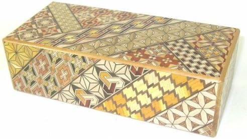 Yosegi 6 Sun 7 Step Narrow Puzzle Box