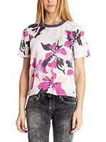 Pepe Jeans London Blusa Candy (Blanco / Rosa)