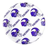 Minnesota Vikings Disposable Plastic Plates (12 Pack)