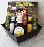 Portable BBQ Grill Gourmet Gift Basket