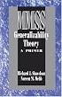 Generalizability Theory: A Primer (Measurement Methods for the Social Science)