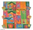 Placemats and coasters, 'Fantasy' (set for 6)