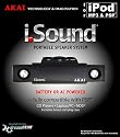 PSP Akai i.Sound Portable 2-Driver Speaker System (Black)