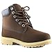 Women's DailyShoes Lace-Up Ankle Padded Collar Work Combat Ladies Hard Toe Booties