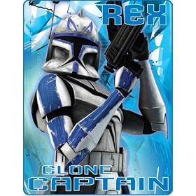 CharacterWorld Clone Wars Trooper Fleece Blanket
