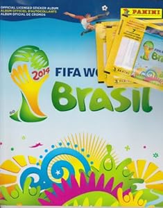 2014 Panini FIFA World Cup Soccer Sticker Combo (50 packs & 1 album)