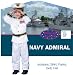 Deluxe Child Navy Admiral Costume