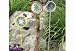 Ebert Windspiel mit Drehscheibe farbig sortiertHöhe: 90 cm ø Drehscheibe 11 cm