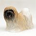 Lhasa Apso, Brown Original Dog Figurine (4in-5in)
