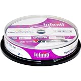 Infiniti LightScribe v2 16x DVD-R 4.7Gb Gold Cakebox (10pk)