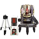 恒昌光電 8ライン レーザー墨出し器+受光器+エレベーター三脚セット HCR03-8 4垂直・360°水平 墨出し器 水平器 フルライン測定器 MP-GL8