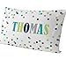 GiftsForYouNow Polka Dots Personalized Pillowcase, Boy