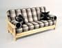 Mission Futon Frame - w/ 9inch Premium Futon Mattress - Full Size