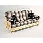Mission Futon Frame - with 8inch Quality Futon Mattress - Full Size