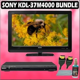 Sony Bravia M Series KDL 37M4000 37in. 720P LCD HDTV + Sony DVD Player w/ Accessory Kit Sony Bravia M-Series KDL-37M4000 37in. 720P LCD HDTV + Sony DVD Player w/ Accessory Kit