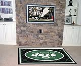 New York Jets 5 Foot x 8 Foot Rug