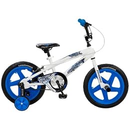 Boys Mongoose Showtime Sidewalk Bike - Blue/ White (16 and quot;)