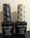 OPI Gelcolor Soak off Gel Base & Top Coat 0.5 oz / 15 ml each
