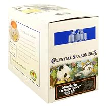 Celestial Seasonings Mandarin Orange Spice Herb Tea, K-Cups for Keurig Brewers, 25-Count Boxes (Pack of 2)