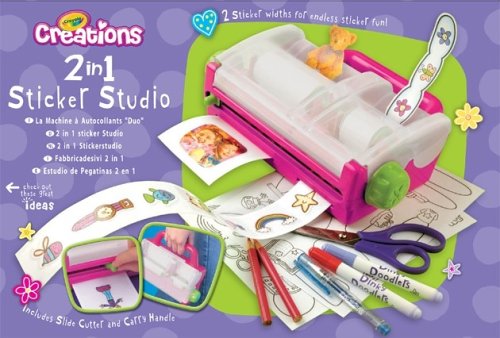 Childrens Toyshop  Toys : Crayola Creations 2-in-1 Sticker Studio