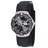 NFL Men's FDV-BAL Agent Series Baltimore Ravens Velcro Watch
