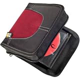 Case Logic Nylon 32-Disc CD/DVD Wallet (Red)