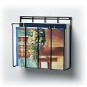 Spectrum 37710 Wall-Mount Magazine Rack, Black