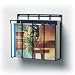 Spectrum 37710 Wall-Mount Magazine Rack, Black