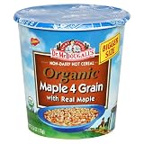 Dr. McDougall's Right Foods Non-Dairy Hot Cereal, Organic Maple 4 Grain, 2.5-Ounce Cups (Pack of 6)