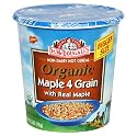 Dr. McDougall's Right Foods Non-Dairy Hot Cereal, Organic Maple 4 Grain, 2.5-Ounce Cups (Pack of 6)