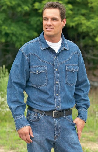 Guide Gear  Western Denim Shirt