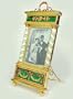 LARGE FABERGE STYLE SILVER PHOTO FRAME