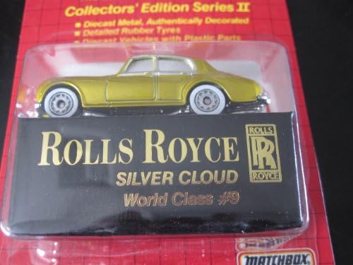 Matchbox Rolls Royce Silver Cloud (Gold) World Class Red Card Series #2 (1989)