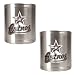 Houston Astros MLB 2pc Stainless Steel Can Holder Set- Primary Logo by Great American Products