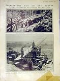 GERMANY HUN VOSGES GRODNO GUN AUSTRIAN TRENTINO 1915 WW
