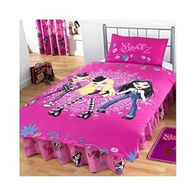 * OFFICIAL * BRATZ Single Duvet Cover and Pillowcase set. * NOVELTY BEDDING *