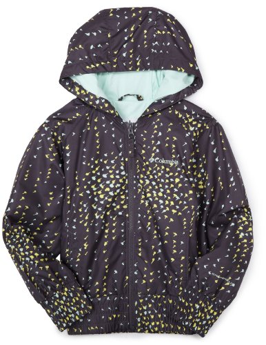 Columbia Girls Sprinkler Break Bomber,Night Water Drop Print
