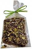 Sea Island Bark: Belgian Dark Chocolate with Crystallized Ginger and Pistachios