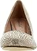 Bonnibel Wonda-1 Womens Round Toe Low Heel Glitter Slip On Dress Pumps