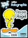 Tweety Bird with Attitude "I'm No Angel" Metal Flake Holographic Decal Emblem Sticker