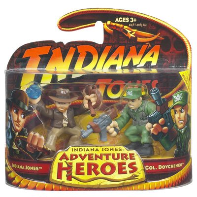  INDIANA JONES & COLONEL DOVCHENKO * Indiana Jones Adventure Heroes * Indiana Jones and the Kingdom of the Crystal Skull 2 Pack