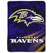 Baltimore Ravens NFL Royal Plush Raschel Blanket (Diamond Series) (60x80)