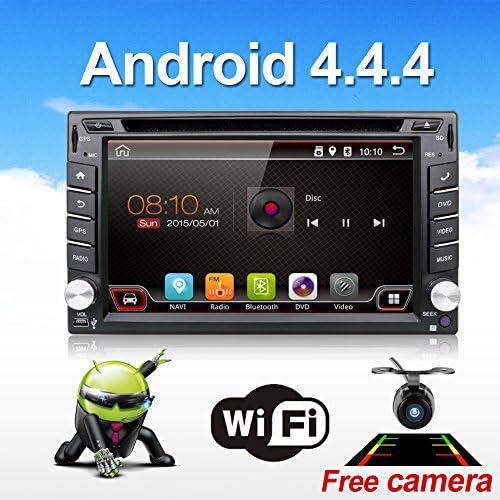 Android 4.4 Model High Resolution 6.2" Double 2 Din Car Radio Stereo Head Unit With Mirror Link/OBD2/Bluetooth/ 3G wifi