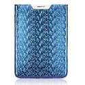 OCTO Faux Leather Kindle Sleeve (Fits 9.7" Display, Latest Generation Kindle DX) - Metallic Blue
