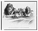Historic Print (L): Clara Barton's birthplace at Oxford, Massachusetts