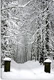 Winter Time Canvas Painting Art Print #14 12x8
